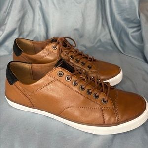 Coach Perkins Lo Top LTR Snkr Mens NWT Shoes SZ 10.5D In Saddle Style # FG1056